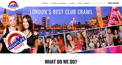 Desktop Screenshot of londonnightlifetours.com